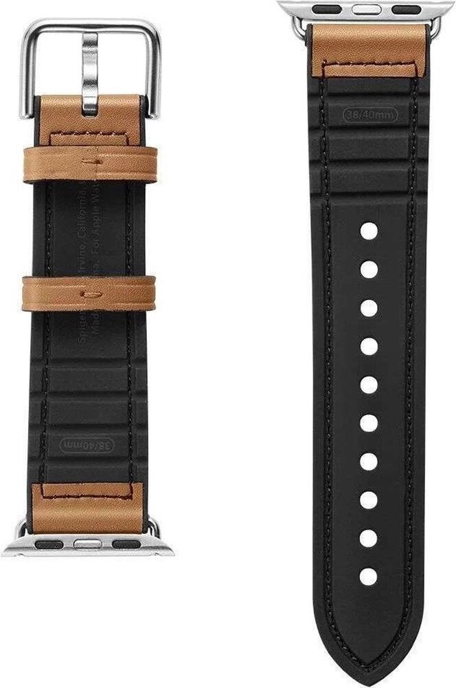 Spigen Spigen Apple Watch Retro Fit Leather Strap (Dark Brown) Spigen Spigen Apple Watch Retro Fit Leather Strap (Dark Brown)