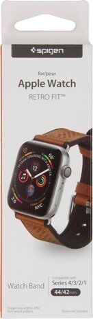 Spigen Spigen Apple Watch Retro Fit Leather Strap (Dark Brown) Spigen Spigen Apple Watch Retro Fit Leather Strap (Dark Brown)