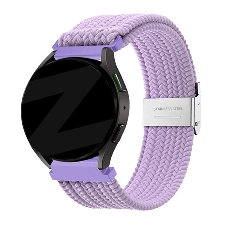 Bandz Bandz Xiaomi Amazfit Bip Woven Nylon Strap (Light Purple) Bandz Bandz Xiaomi Amazfit Bip Woven Nylon Strap (Light Purple)