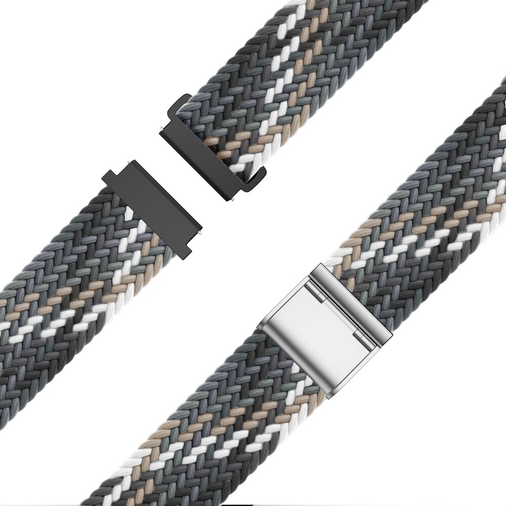 Bandz Bandz Amazfit Active Woven Nylon Strap (Black Mix) Bandz Bandz Amazfit Active Woven Nylon Strap (Black Mix)