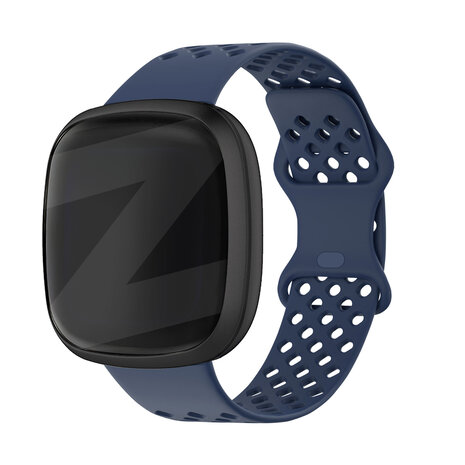 Bandz Bandz Fitbit Sense Sport Strap 'Sport Air' (Dark Blue) Bandz Bandz Fitbit Sense Sport Strap 'Sport Air' (Dark Blue)