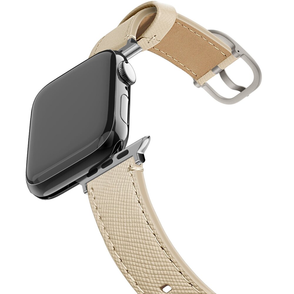 Bandz Bandz Apple Watch Leather Strap 'Deluxe' (Khaki) Bandz Bandz Apple Watch Leather Strap 'Deluxe' (Khaki)