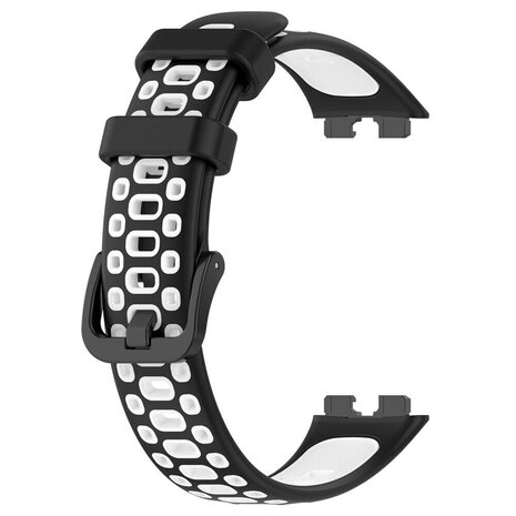 Strap-it Strap-it Huawei Band 9 Sport Strap (Black/White) Strap-it Strap-it Huawei Band 9 Sport Strap (Black/White)