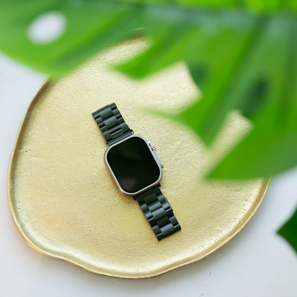 Strap-it Strap-it Apple Watch Steel Strap (Dark Green) Strap-it Strap-it Apple Watch Steel Strap (Dark Green)