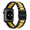 Strap-it Strap-it Apple Watch Steel Strap (Black/Gold) Strap-it Strap-it Apple Watch Steel Strap (Black/Gold)