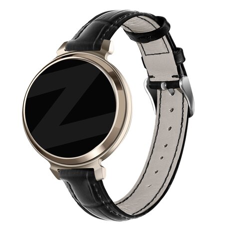 Bandz Bandz Garmin Lily 2 Leather Strap Crocodile Grain (Black) Bandz Bandz Garmin Lily 2 Leather Strap Crocodile Grain (Black)