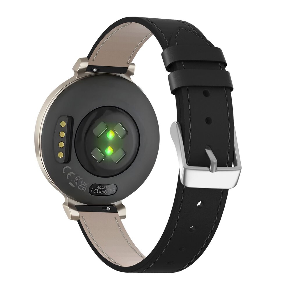 Bandz Bandz Garmin Lily 2 Leather Strap 'Classic' (Black) Bandz Bandz Garmin Lily 2 Leather Strap 'Classic' (Black)