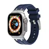 Strap-it Strap-it Apple Watch Luxury Liquid Silicone Strap (Blue/Silver) Strap-it Strap-it Apple Watch Luxury Liquid Silicone Strap (Blue/Silver)