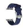 Strap-it Strap-it Apple Watch Luxury Liquid Silicone Strap (Blue/Silver) Strap-it Strap-it Apple Watch Luxury Liquid Silicone Strap (Blue/Silver)
