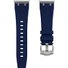 Strap-it Strap-it Apple Watch Luxury Liquid Silicone Strap (Blue/Silver) Strap-it Strap-it Apple Watch Luxury Liquid Silicone Strap (Blue/Silver)