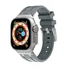 Strap-it Strap-it Apple Watch Luxury Liquid Silicone Strap (Dark Grey/Silver) Strap-it Strap-it Apple Watch Luxury Liquid Silicone Strap (Dark Grey/Silver)