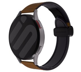 Strap-it Amazfit GTR 4 D-Buckle Leather Strap (Dark Brown) Strap-it Amazfit GTR 4 D-Buckle Leather Strap (Dark Brown)