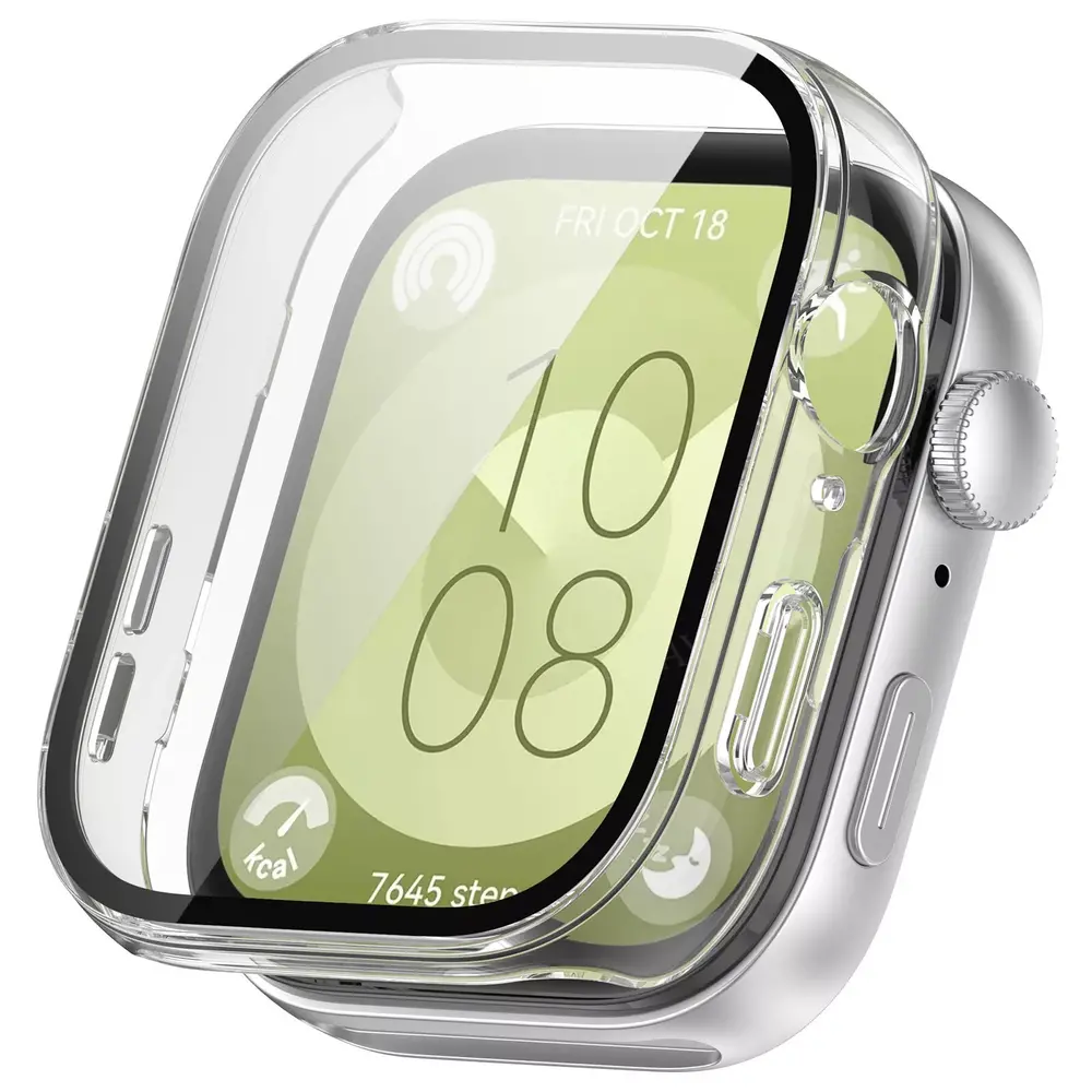 Huawei Watch Fit 3 Hard Case With Glass Transparent