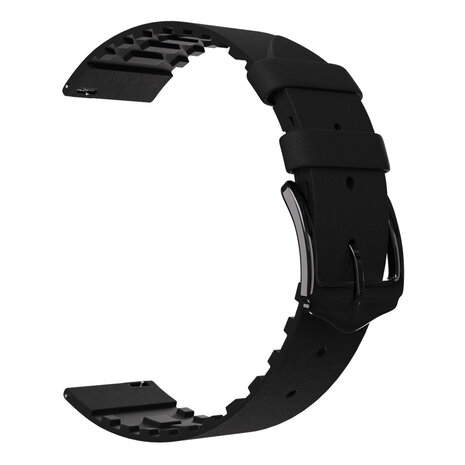 Strap-it Strap-it Samsung Galaxy Watch 5 Pro Silicone/Leather Strap (Black) Strap-it Strap-it Samsung Galaxy Watch 5 Pro Silicone/Leather Strap (Black)
