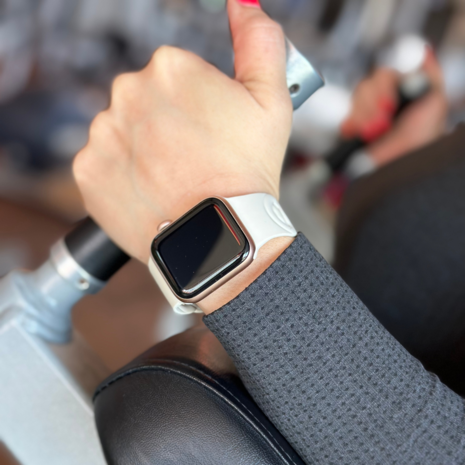 Strap-it Strap-it Apple Watch Silicone Chain Strap (White)