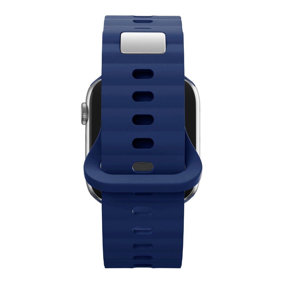 Bandz Bandz Apple Watch Silicone Strap 'Single Link' (Dark Blue)