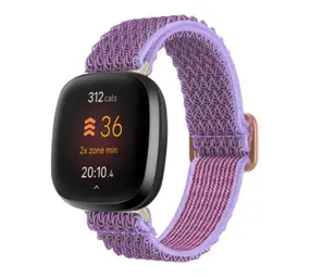 Strap-it Fitbit Sense Braided Nylon Strap (Lilac) Strap-it Fitbit Sense Braided Nylon Strap (Lilac)