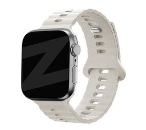 Bandz Bandz Apple Watch Silicone Strap 'Single Link' (Starlight)