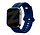 Bandz Apple Watch Silicone Strap 'Single Link' (Dark Blue)