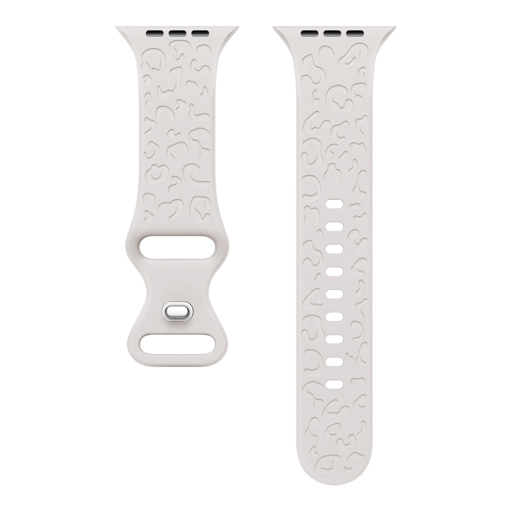 xoxo Wildhearts xoxo Wildhearts Apple Watch Silicone Strap Leopard Print (Starlight) xoxo Wildhearts xoxo Wildhearts Apple Watch Silicone Strap Leopard Print (Starlight)