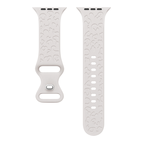 xoxo Wildhearts xoxo Wildhearts Apple Watch Silicone Strap Leopard Print (Starlight) xoxo Wildhearts xoxo Wildhearts Apple Watch Silicone Strap Leopard Print (Starlight)