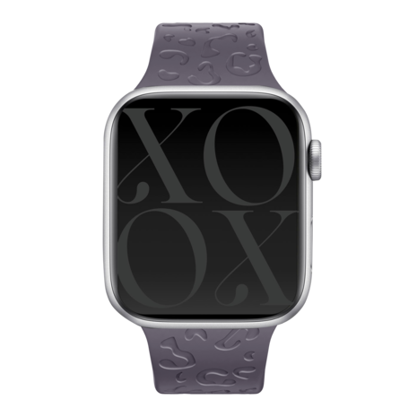 xoxo Wildhearts xoxo Wildhearts Apple Watch Silicone Strap Leopard Print (Dark Cherry) xoxo Wildhearts xoxo Wildhearts Apple Watch Silicone Strap Leopard Print (Dark Cherry)