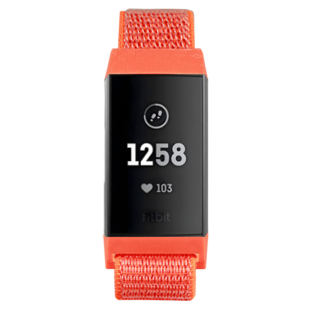 Strap-it Strap-it Fitbit Charge 3 Nylon Strap (Orange) Strap-it Strap-it Fitbit Charge 3 Nylon Strap (Orange)