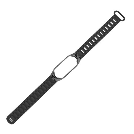 Strap-it Strap-it Xiaomi Mi Band 7 TPU Strap with Frame (Black) Strap-it Strap-it Xiaomi Mi Band 7 TPU Strap with Frame (Black)