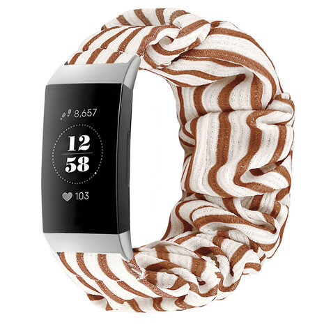 Fitbit Charge 3 Scrunchie Strap vintage