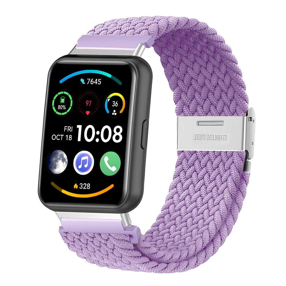Strap-it Strap-it Huawei Watch Fit 2 Braided Strap (Lilac) Strap-it Strap-it Huawei Watch Fit 2 Braided Strap (Lilac)