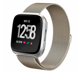 Strap-it Fitbit Versa Milanese Strap (Champagne) Strap-it Fitbit Versa Milanese Strap (Champagne)