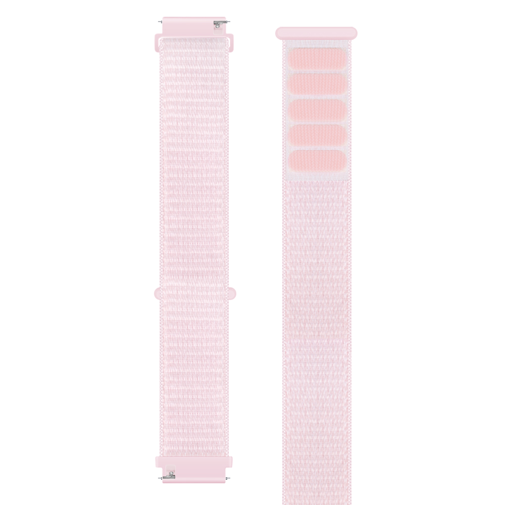 Strap-it Strap-it Samsung Galaxy Watch 4 Classic 46mm Nylon Strap (Light Pink) Strap-it Strap-it Samsung Galaxy Watch 4 Classic 46mm Nylon Strap (Light Pink)