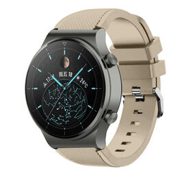 Strap-it Huawei Watch GT 2 Pro Silicone Strap (Beige)