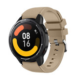 Strap-it Xiaomi Watch S1 Silicone Strap (Beige)