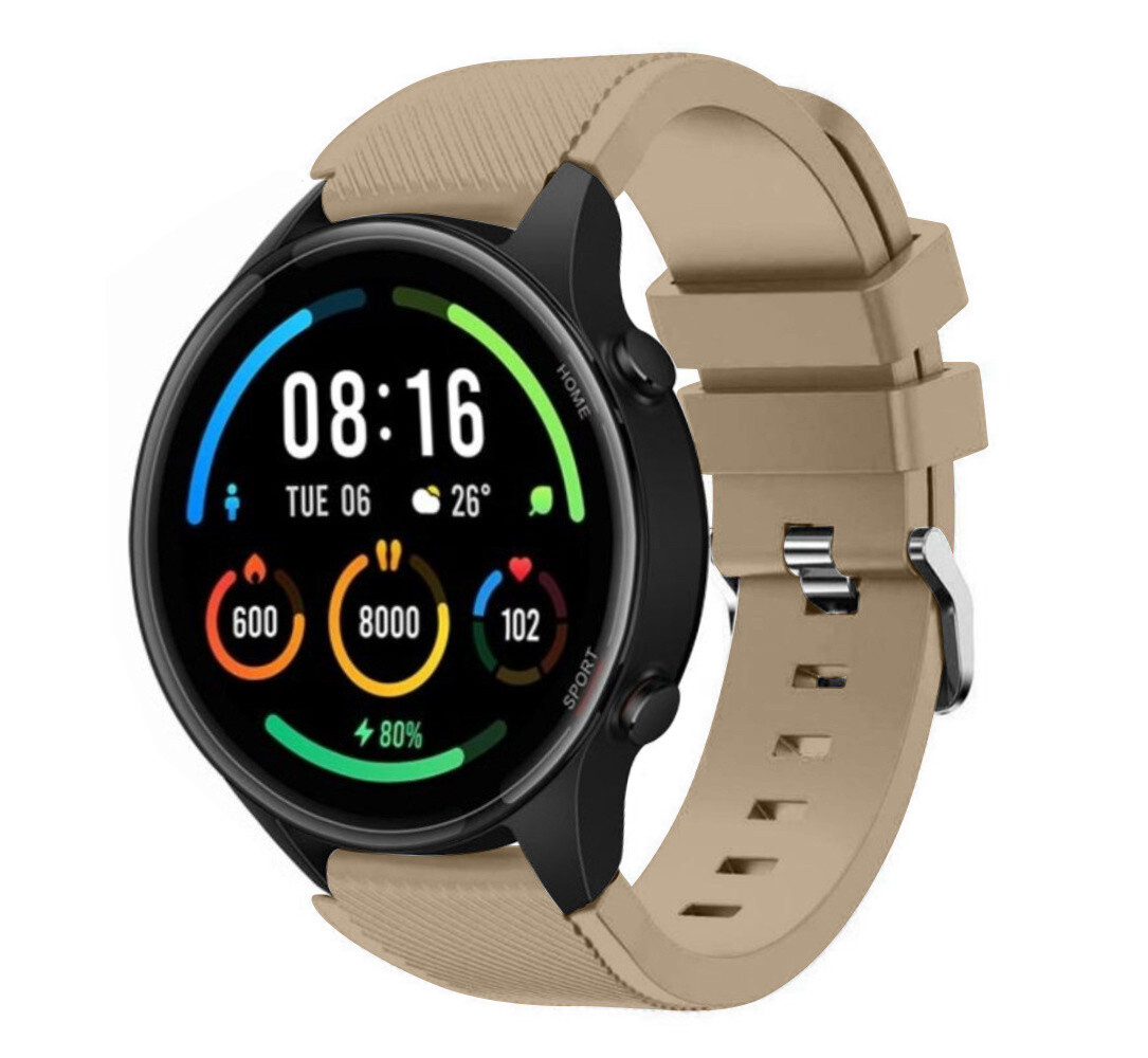 Strap-it Strap-it Xiaomi Mi Watch Silicone Strap (Beige)