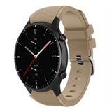 Strap-it Amazfit GTR 2 Silicone Strap (Beige)