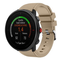 Strap-it Polar Vantage M Twill Silicone Strap (Beige)