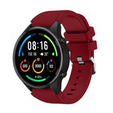 Strap-it Xiaomi Mi Watch Silicone Strap (Burgundy)