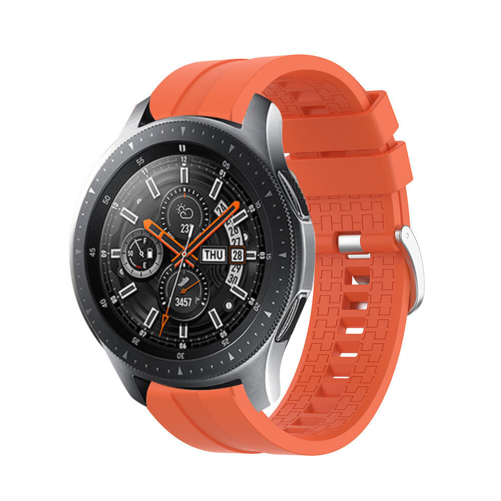 Strap-it Strap-it Samsung Galaxy Watch 46mm Silicone Strap Extreme (Orange) Strap-it Strap-it Samsung Galaxy Watch 46mm Silicone Strap Extreme (Orange)