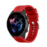 Strap-it Amazfit GTR 3 (Pro) Silicone Strap Extreme (Red)