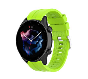 Strap-it Amazfit GTR 3 (Pro) Silicone Strap Extreme (Lime)