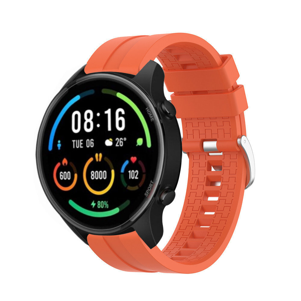 Strap-it Strap-it Xiaomi Mi Watch Silicone Strap Extreme (Orange)