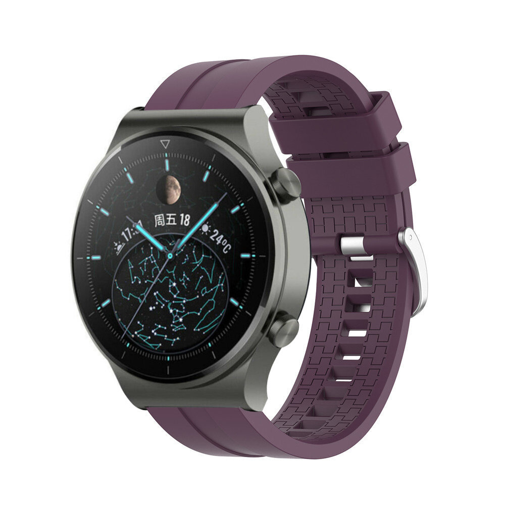 Strap-it Strap-it Huawei Watch GT 2 Pro Silicone Strap Extreme (Purple)