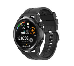 Strap-it Huawei Watch GT Runner Silicone Strap Extreme (Black)