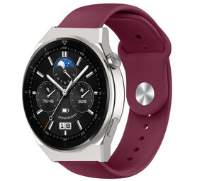 Strap-it Huawei Watch GT 3 Pro 46mm Sport Strap (Burgundy) Strap-it Huawei Watch GT 3 Pro 46mm Sport Strap (Burgundy)