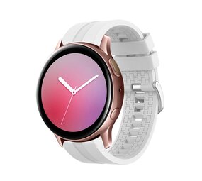 Strap-it Samsung Galaxy Watch Active Silicone Strap Extreme (White)