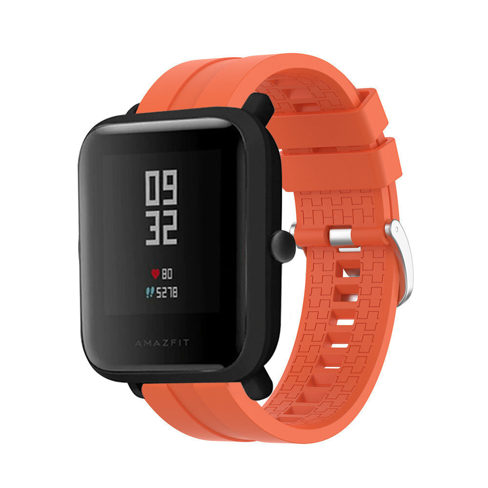 Strap-it Strap-it Xiaomi Amazfit Bip Silicone Strap Extreme (Orange)
