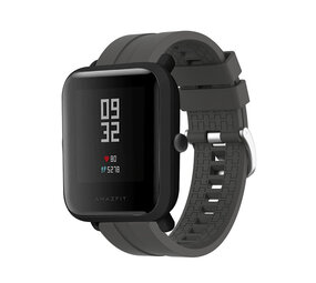 Strap-it Xiaomi Amazfit Bip Silicone Strap Extreme (Dark Grey)