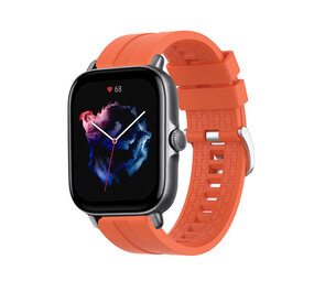 Strap-it Amazfit GTS 3 Silicone Strap Extreme (Orange)