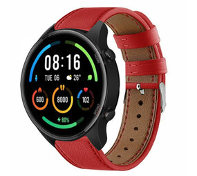 Strap-it Xiaomi Mi Watch Leather Strap (Red) Strap-it Xiaomi Mi Watch Leather Strap (Red)